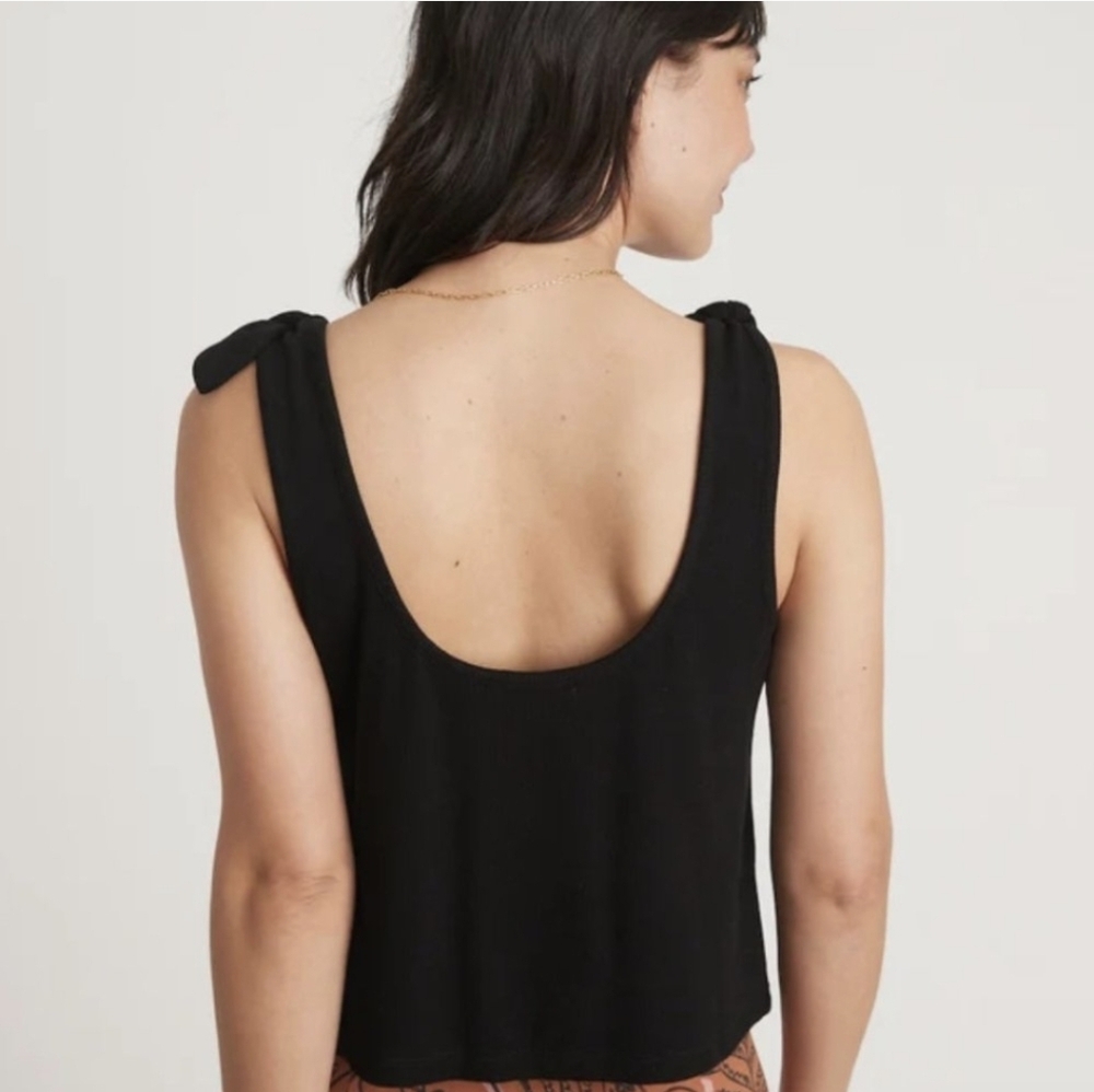 Marine Layer Lexi Rib Tie Tank - Picture 3 of 11